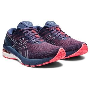 ASICS Women's GT-2000 10 Running Shoes, Blazing Coral/Thunder Blue Size 9 M